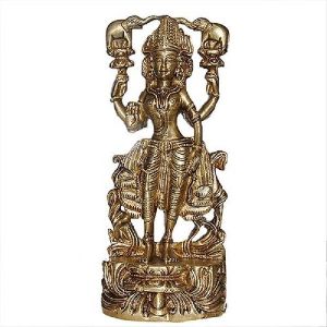 Statue Goddess Laxmi Brass Figurines