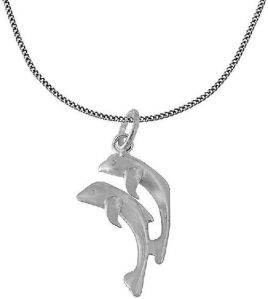 Sterling Silver Dolphin Necklace