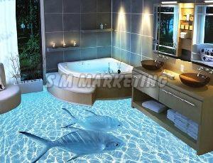 3D Amazing Bathroom Floor Tile