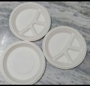 Biodegradable Sugarcane Bagasse Plate