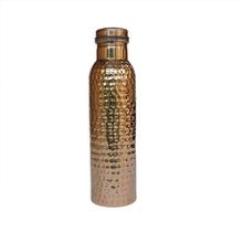 Hammered copper water drinking bottle