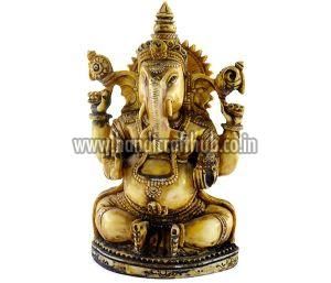 Handmade Antique Resin Lord Ganesha Statues