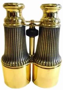 Antique English Brass Binoculars