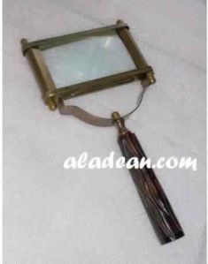 Antique Square Magnifying Glass