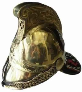 Brass Fireman Helmet