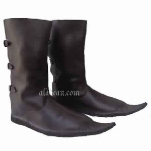 Medieval Footwear Long Boot