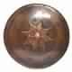 Round Shape Copper Plated Design Armour Shield