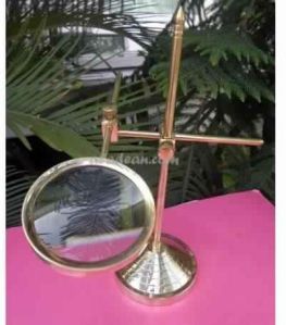 Solid Brass Stand Optical Magnifier