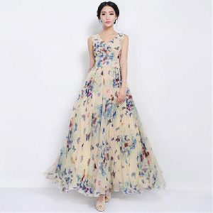 Printed Gown