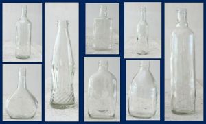 High quality Clear Glass Bottles for Liquor Industry in Standard and Custom Designs