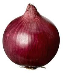 organic red onion