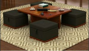 Wooden Coffee Table Set