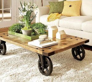 Wooden Portable Coffee Table