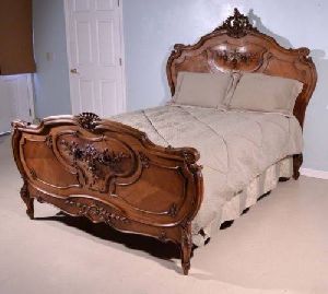 Wooden Single Bed