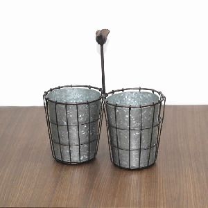 ROUND PLANTER WITH STAND (S39316)