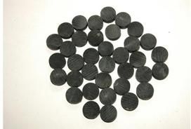 Buffalo Horn Black Buttons