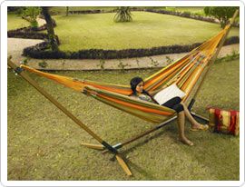 BRAZILIAN STYLE HAND WOVEN SLEEPING HAMMOCK- SINGLE