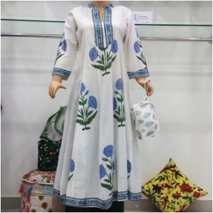 Cotton Printed Anarkali Kurties