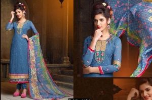 Designer Ladies Georgette Suit Dress Material