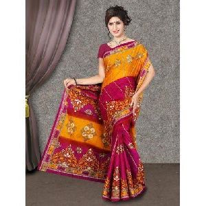 ladies printed saree