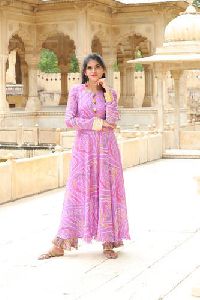 Lahariya Georget Anarkali Pattern Cotton Inner Kurti