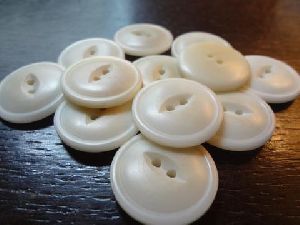White Corozo Button