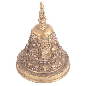 Brass Buddha Statue Dorje Vajra Bell