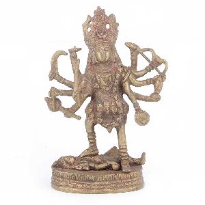 Brass Kali Goddess Statue