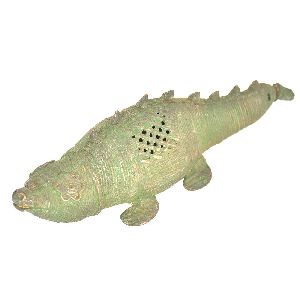 Bronze Patinated Crocodile Incense Holder