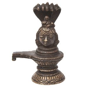 Bronze Statue Shiva Enshrined As Linga
