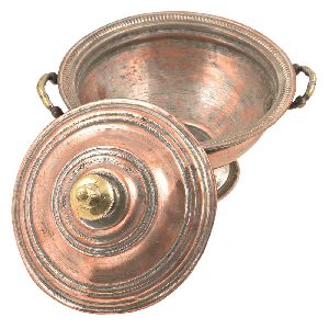 Copper Sugar Bowl With Lid