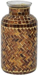 Glass Mosaic Flower Vase