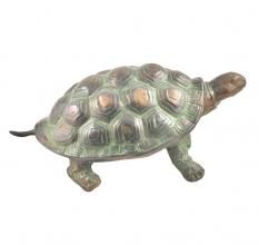 Handmade Brass Vaastu Tortoise With Patina