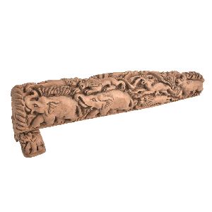Indian forest Animal Carved on Wood Masterpiece