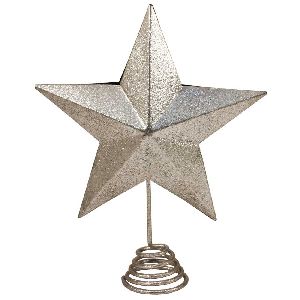 Iron Hanging Star In Silver