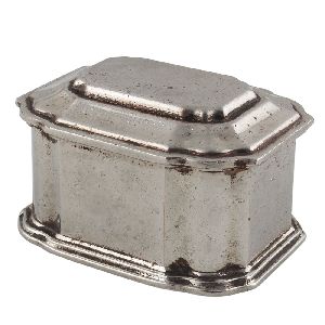 Octagonal Metal Small Jewellery Box