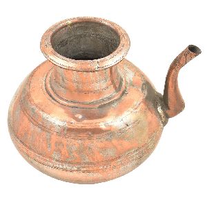 Old Copper Handcrafted Solid Holy Water Pot