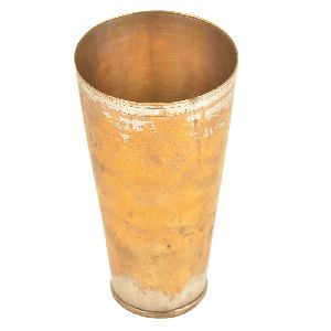 Old North Indian Brass Hand Engraved Punjabi Lassi Glass Cup
