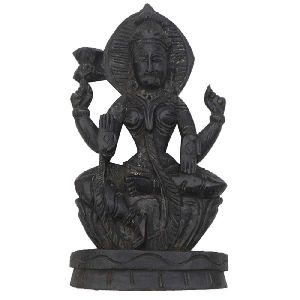 Wooden Lakshmi Ji Statue