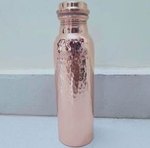 Hammered Pure Copper Bottle