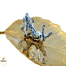 Gold Plated Peepal Leaf with Lord Ganesh