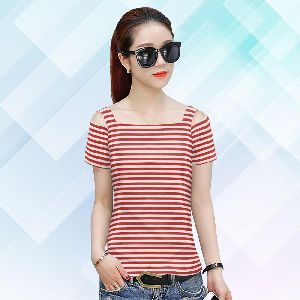 Cap Half Sleeve New Stylish Fashion T-Shirt for Women Fully Stiched