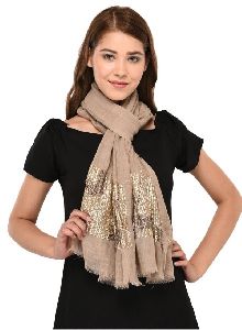 Gold sequin stole