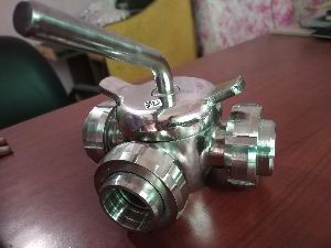 SS dairy plug valve