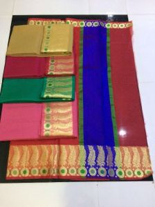 Kota Silk Meena Border Sarees