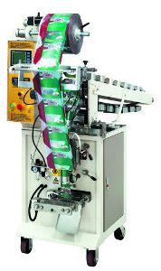Vertical Potato Chips Packing Machine With Tray Conveyor