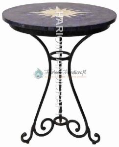 Marble Side Coffee Table Top Stand