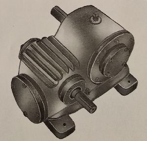 double worm reduction gearbox