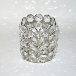 Crystal Round Votive Holder