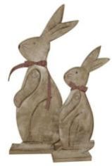 Wooden Christmas Decor Bunny